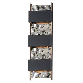E30264-125bk Et2 E30264-125 Coulee 21 Inch Tall Led Outdoor Wall Sconce - Black