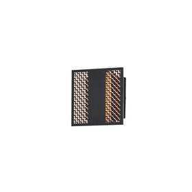 E30290-acpbk Et2 E30290 Interlace 7 Inch Tall Led Outdoor Wall Sconce - Black / Aged Copper E30290-acpbk Et2 E30290 Interlace 7 Inch Tall Led Outdoor Wall Sconce - Black / Aged Copper