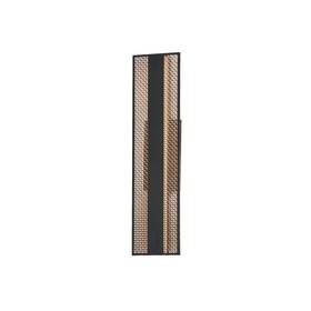 E30292-acpbk Et2 E30292 Interlace 2 Light 24 Inch Tall Led Outdoor Wall Sconce - Black / Aged E30292-acpbk Et2 E30292 Interlace 2 Light 24 Inch Tall Led Outdoor Wall Sconce - Black / Aged
