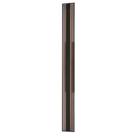 E30294-acpbk Et2 E30294 Interlace 2 Light 60 Inch Tall Led Outdoor Wall Sconce - Black / Aged