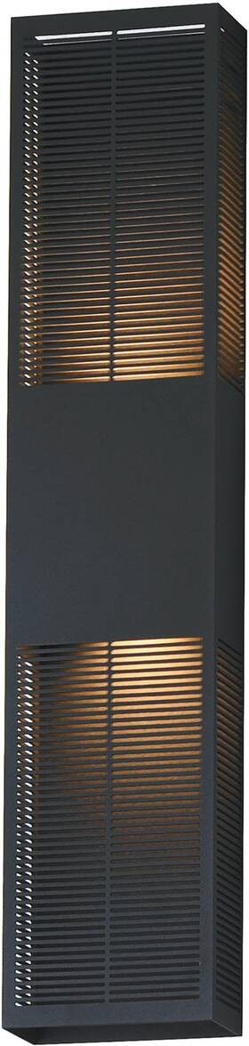 E30395-bk Et2 E30395 Grate 30 Inch Tall Outdoor Wall Sconce - Black