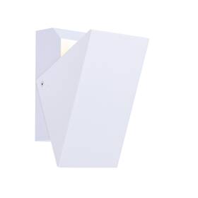 E41331-wt Et2 E41331 Alumilux Tilt 6 Inch Tall Led Outdoor Wall Sconce - White