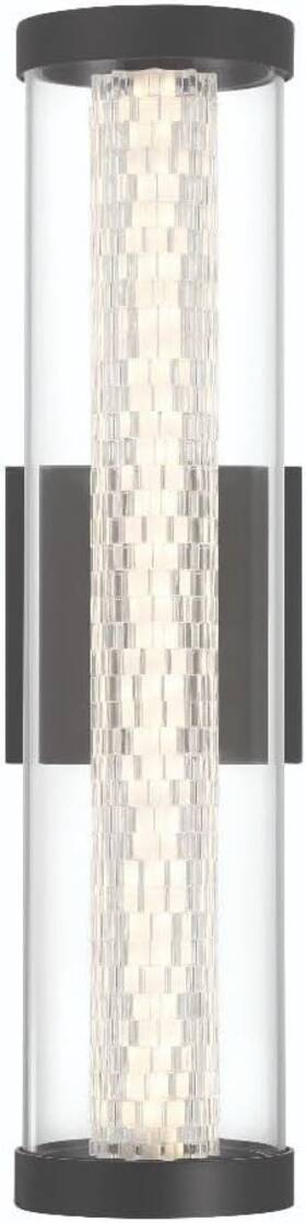 46808-011 Eurofase Open Box -eurofase- Savron - 18 Inch Outdoor Wall Sconce Black