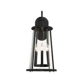 42721-017 Eurofase Inc. Daulle 4 Light 19 Inch Satin Black Outdoor Wall Sconce