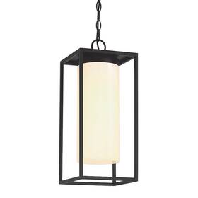 41964-019 Eurofase Lighting 41964 Ren 8 Inch W Outdoor Mini Pendant - Black 41964-019 Eurofase Lighting 41964 Ren 8 Inch W Outdoor Mini Pendant - Black