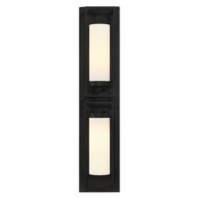 42732-013 Eurofase Lighting 42732 Ren 2 Light 36 Inch Tall Outdoor Wall Sconce - Black