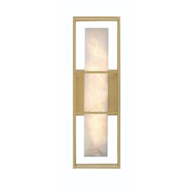 46837-028 Eurofase Lighting 46837 Blakley 16 Inch Tall 3000k Led Wall Sconce - Gold