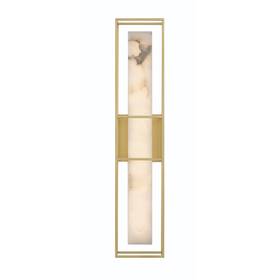 46838-025 Eurofase Lighting 46838 Blakley 24 Inch Tall 3000k Led Wall Sconce - Gold 46838-025 Eurofase Lighting 46838 Blakley 24 Inch Tall 3000k Led Wall Sconce - Gold