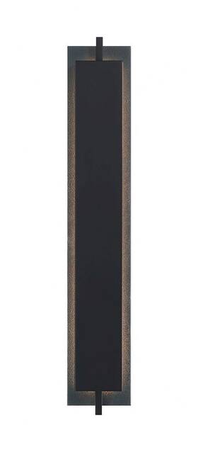 48962-025 Eurofase Lighting Tribek - 35w 1 Led Outdoor Wall Mount-32 Inch Tall And 5.5 Wide-black