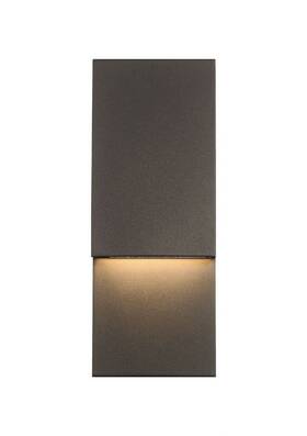 49241-013 Eurofase Lighting Nanton - 16w 1 Led Outdoor Wall Mount-14 Inch Tall And 5.5 Wide-bronze
