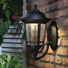 Ev7060-05 Envirolite Wall Lantern Solid Black Outdoor Led Clear 046335039148