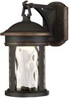 Ev7062-305 Envirolite Bronze Outdoor Wall Lantern Clear Hammered Glass 0046335039209