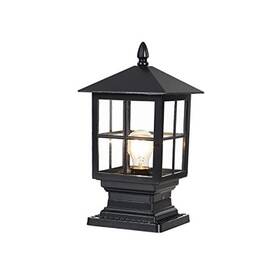 S-210709 Eybopb Outdoor Post Light Fixture Modern Column Lights Ip54 Waterproof Black