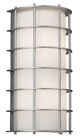 F849341u Philips Forecast Hollywood Hills Outdoor Wall Lantern Vista Silver