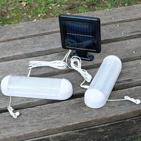 16641777960681 Faddare Solar Shed Light Outdoor Waterproof Ip55 Path Led Double-lamp Wall-m