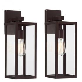 Faymart Lighting 704920894410 2 Pack Large Outdoor Sconce Lights 18 Inch Wall Lantern Light Exterior