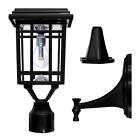 3mounting Fbvfxmddle Gama Sonic Prairie Bulb Single Black Integrated 0185455000079