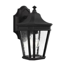 Ol5420bk Feiss 014817573992 Cotswold Lane Outdoor Patio Lighting Wall Lantern Black 1-light 7w X 12