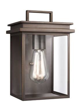 Ol13600anbz Feiss Lighting-glenview-outdoor Wall Lantern Traditional Cast Aluminum Approv