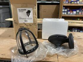 Ol3000bk Feiss Murray Outdoor Wall Lantern Black Wet Rated New