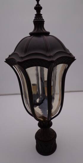 Ol6007wal Feiss Baton Rouge 3 Light 22in Tall Outdoor Post Lighting Walnut Brown Ol6007wal Feiss Baton Rouge 3 Light 22in Tall Outdoor Post Lighting Walnut Brown