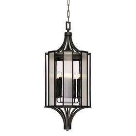 899582st Fine Art Handcrafted Lighting 899582 Bristol 6 Light 20 Inch W Pendant - Black