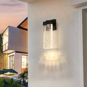Aw-h434-c Firhot Black Dusk To Dawn Outdoor Hardwired Sconce With Waterproof Transparent Aw-h434-c Firhot Black Dusk To Dawn Outdoor Hardwired Sconce With Waterproof Transparent