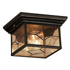 Al0342m-f Flush Bronze Litshire Oil-rubbed Mount Al0342m- Light 9.05- Outdoor