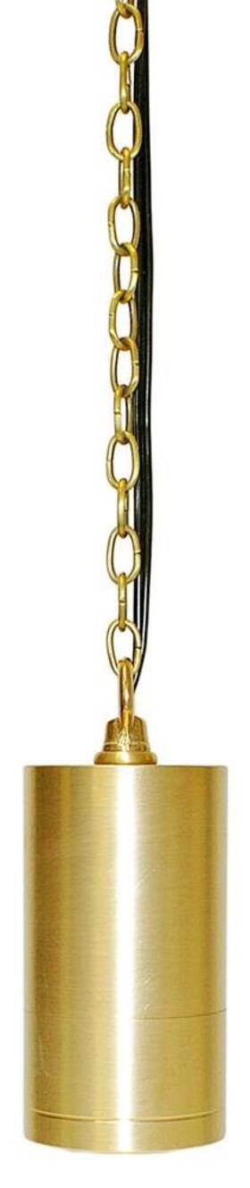 Rxs12l24brs Focus Industries Brass Cylinder 23 1/4 Inch High Led Outdoor Hanging Light