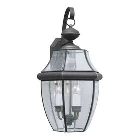 1601-03-14 Forte Lighting 3 Light Brass Outdoor Wall Lantern In Royal Bronze - 1601-03-14 Forte Lighting 3 Light Brass Outdoor Wall Lantern In Royal Bronze -