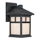 1773-01-04ds Forte Lighting 1773-01ds 1 Light 11inch Tall Outdoor Wall Sconce Black