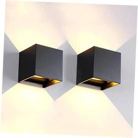 Fpds 794832735710 2 Pack Outdoor Sconces Wall Lights Led 20w Exterior/interior Up And Down Fpds 794832735710 2 Pack Outdoor Sconces Wall Lights Led 20w Exterior/interior Up And Down