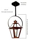 Fq18 Gas Light Pro Copper Fixture With Gooseneck Or Yoke Bracket