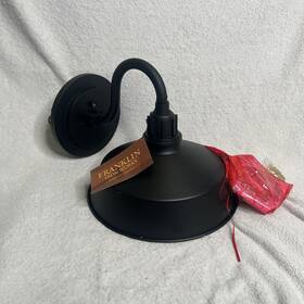 10-1710-507 Franklin Iron Works Gooseneck Rustic Urban Barn Outdoor Wall Light Fixture