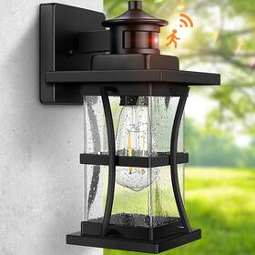 Hy-b06060pg-1 Frelii Motion Sensor Outdoor Wall Lights Fixture Advanced Dusk To Dawn Exterior Lig