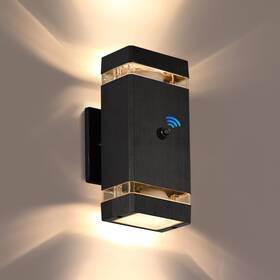 Gp-g110-01 Futxnziey Outdoor Wall Light Black Led Up Down Sconce Dusk To Dawn Aluminum Fixture 1pc