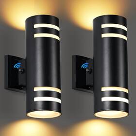 Gp-g143-02 Futxnziey Dusk To Dawn Wall Light 2 Pack Modern Outdoor Lights With Led