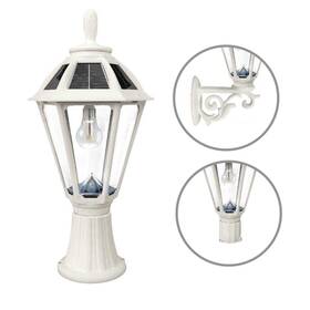 178233 Gama Sonic Polaris Solar Light With Bulb - Wall/pier/3 Inch Fitter Mounts -178