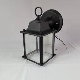 Shade-hardwired-black-245746 Garden Light 245746 Elega Outdoor Wall Light-coach Sconce-glass