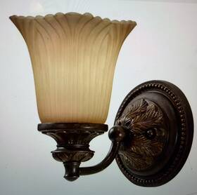 Generation Lighting 014817478051 Emma 5.5 Inch W X 8 H 1-light Grecian Bronze Sconce With