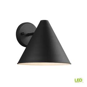 Generation Lighting 313026826845 Crittenden 1-light Black Outdoor 8.5 Inch Wall Lantern Sconce With Led Bulb Generation Lighting 313026826845 Crittenden 1-light Black Outdoor 8.5 Inch Wall Lantern Sconce With Led Bulb