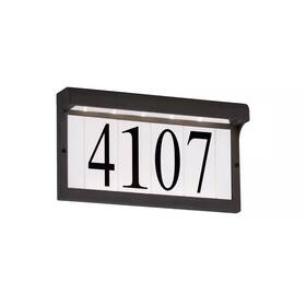 Generation Lighting 445010998948 Rectangular Black Lighted Led Wall Mount Address Light