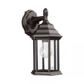 Generation Lighting 445028322384 Sevier 1-light Antique Bronze Outdoor 12.5 Inch Wall Lantern Sconce Generation Lighting 445028322384 Sevier 1-light Antique Bronze Outdoor 12.5 Inch Wall Lantern Sconce