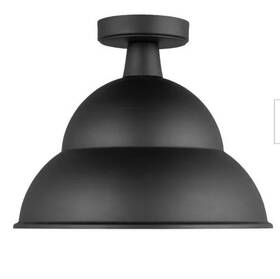 7836701en3-12 Generation Lighting 1 Light Flush Mount Large Outdoor Barn Black 7836701en3-12 Generation Lighting 1 Light Flush Mount Large Outdoor Barn Black