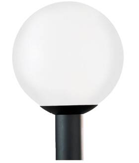 8252-68 Generation Lighting One Light Outdoor Post Lantern In White Plastic By