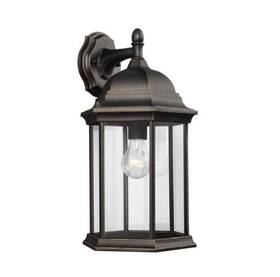8438701-71 Generation Lighting 1 Light Outdoor Wall Lantern Antique Bronze 18.75 In Height