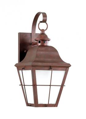 8462den3-44 Generation Lighting Weathered Copper One Light Outdoor Wall Lantern From The Chatham Collection 8462den3-44 Generation Lighting Weathered Copper One Light Outdoor Wall Lantern From The Chatham Collection