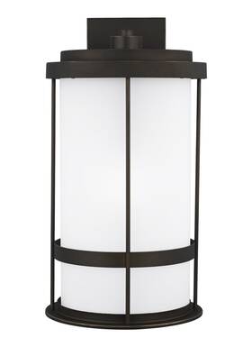 8890901den3-71 Generation Lighting Antique Bronze One Light Outdoor Wall Lantern From The Wilburn Collection