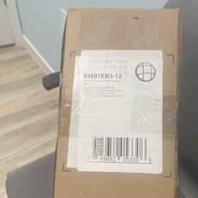 89807en3-12 Generation Lighting Wall Ceiling Mount Light A19 9w 89807en3-12 Generation Lighting Wall Ceiling Mount Light A19 9w