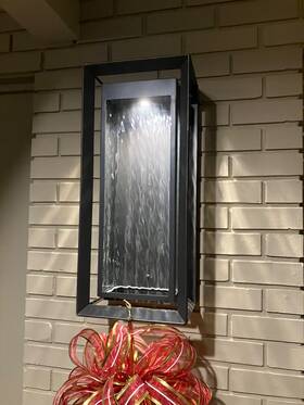 Ol13703txb-l1 Generation Lighting Pre-owned Urbandale 23 Inch Matte Black Led Outdoor Sconce Light